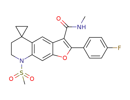 C<sub>22</sub>H<sub>21</sub>FN<sub>2</sub>O<sub>4</sub>S