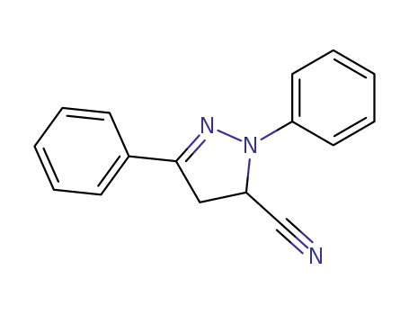 1,3-diphenyl-4,5-dihydro-1H-pyrazole-5-carbonitrile