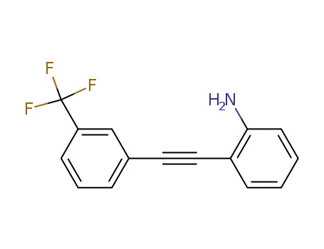 2-{[3-(trifluoromethyl)phenyl]ethynyl}aniline