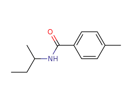 Molecular Structure of 16409-28-2 (N-(butan-2-yl)-4-methylbenzamide)