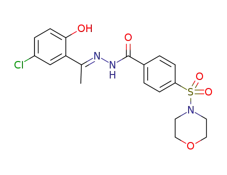 (E)-N'-(1-(5-chloro-2-hydroxyphenyl)ethylidene)-4-(morpholinosulfonyl)benzohydrazide