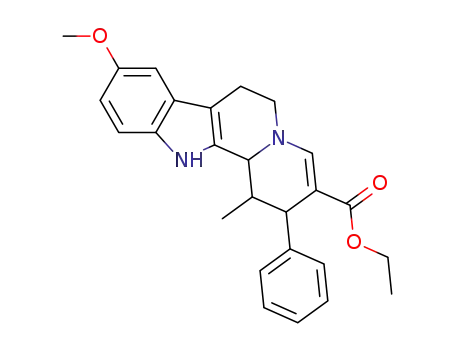 ethyl 9-methoxy-1-methyl-2-phenyl-1,2,6,7,12,12b-hexahydroindolo[2,3-a]quinolizine-3-carboxylate