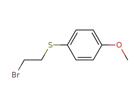 Molecular Structure of 13290-35-2 ((2-bromoethyl)(4-methoxyphenyl)sulfane)