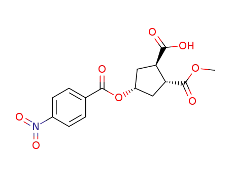 (1R,2R,4R)-2-(methoxycarbonyl)-4-[(4-nitrobenzoyl)oxy]cyclopentanecarboxylic acid