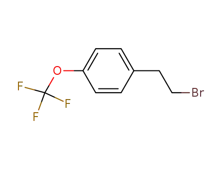 Molecular Structure of 115519-20-5 (trans-4-(2-bromoethyl)-1-trifluoromethoxybenzene)