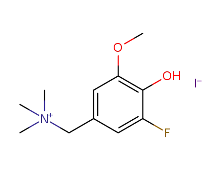 1-(3-fluoro-4-hydroxy-5-methoxyphenyl)-N,N,N-trimethylmethanaminium iodide