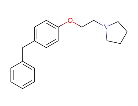 Pyrrolidine,1-[2-[4-(phenylmethyl)phenoxy]ethyl]-