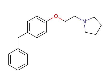 Molecular Structure of 147664-41-3 (pyrrolidino-benzylphenoxyethanamine)