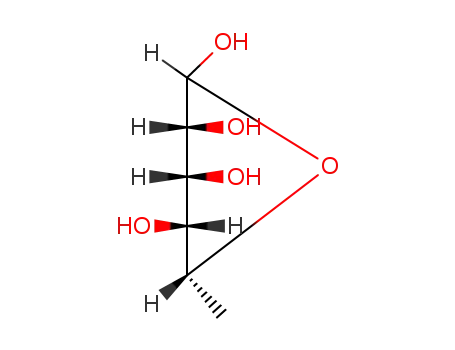 Molecular Structure of 643-17-4 (6-Deoxy-D-gulopyranose)