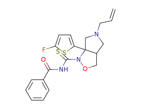 N-[5-allyl-6a-(5-fluoro-2-thienyl)-3,3a,4,6-tetrahydropyrrolo[3,4-c]isoxazole-1-carbothioyl]benzamide