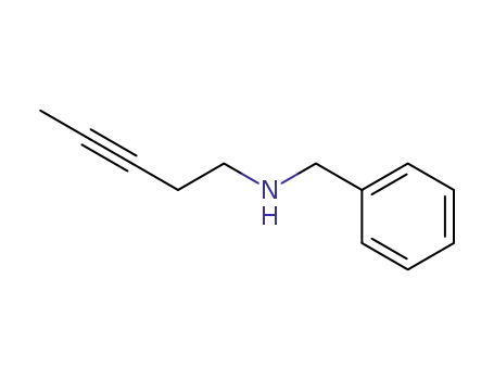 Benzenemethanamine, N-3-pentynyl-