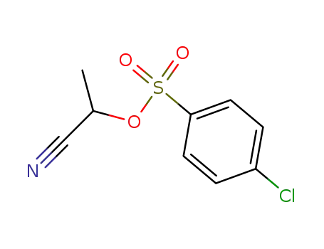 Molecular Structure of 33695-77-1 (p-chlorobenzenesulfonic acid 1-cyanoethyl ester)