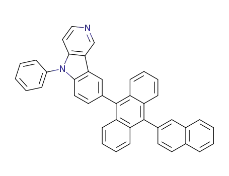 8-[10-(naphthalen-2-yl)-anthracen-9-yl]-5-phenyl-5H-pyrido[4,3-b]indole