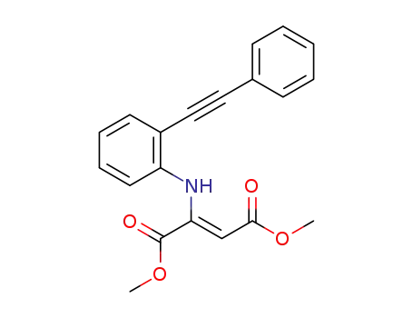 dimethyl 2-(2-(phenylethynyl)phenylamino)fumarate
