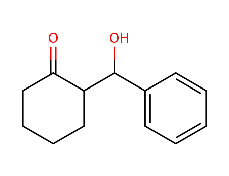 Molecular Structure of 56072-25-4 (2-(α-Hydroxybenzyl)cyclohexanone)