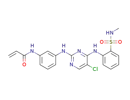 N-(3-((5-chloro-4-((2-(N-methylsulfamoyl)phenyl)amino)pyrimidin-2-yl)amino)phenyl)acrylamide