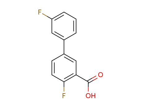 Molecular Structure of 1178958-75-2 (5-(3-Fluorophenyl)-2-fluorobenzoic acid)