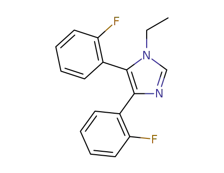 1-ethyl-4,5-bis(2-fluorophenyl)-1H-imidazole