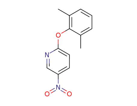 Molecular Structure of 76893-49-7 (2-(2,6-Dimethyl-phenoxy)-5-nitro-pyridine)