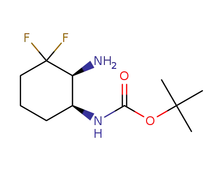 tert-butyl (1S,2S)-2-amino-3,3-difluorocyclohexylcarbamate