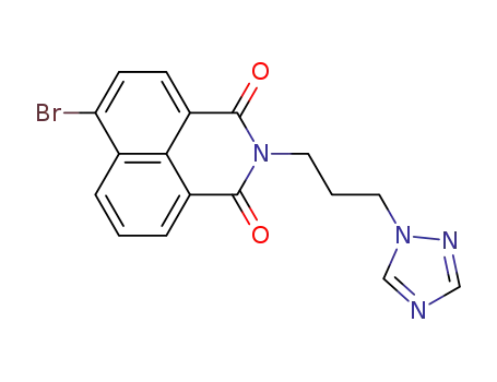 2-(3-(1H-1,2,4-triazol-1-yl)propyl)-6-bromo-1H-benzo[de]isoquinoline-1,3(2H)-dione