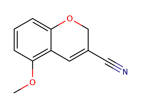 5-Methoxy-2H-1-benzopyran-3-carbonitrile