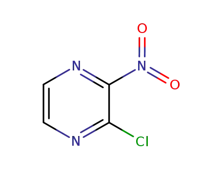 Molecular Structure of 87885-43-6 (2-Chloro-3-nitropyrazine)