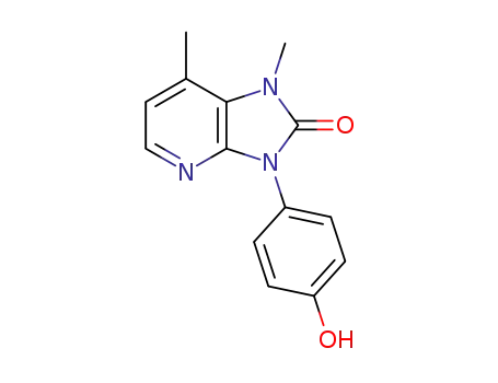 3-(4-hydroxyphenyl)-1,7-dimethyl-1,3-dihydro-2H-imidazo[4,5-b]pyridin-2-one