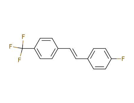 Benzene, 1-[2-(4-fluorophenyl)ethenyl]-4-(trifluoromethyl)-, (E)-