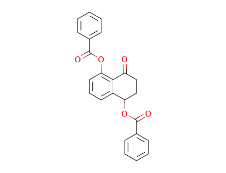 Molecular Structure of 53859-14-6 (4,8-dibenzoyl ester-1-tetralone)