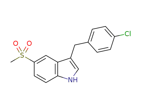 3-(4-chlorobenzyl)-5-(methylsulfonyl)-1H-indole
