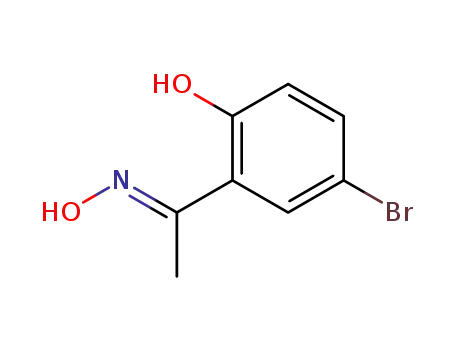 Molecular Structure of 1416157-63-5 ((E)-1-(5-bromo-2-hydroxyphenyl)ethanone oxime)