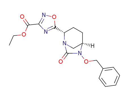 ethyl 5-((2S,5R)-6-(benzyloxy)-7-oxo-1,6-diazabicyclo[3.2.1]octan-2-yl)-1,2,4-oxadiazole-3-carboxylate