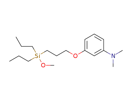 3-(m-N,N-dimethylaminophenyloxy)propyl-dipropylmethoxy silane