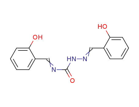 Molecular Structure of 106677-40-1 (Hydrazinecarboxamide, bis[(2-hydroxyphenyl)methylene]-)
