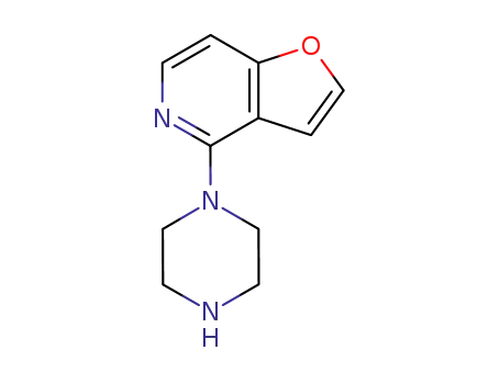 Molecular Structure of 81078-84-4 (4-PIPERAZIN-1-YL-FURO[3,2-C]PYRIDINE)