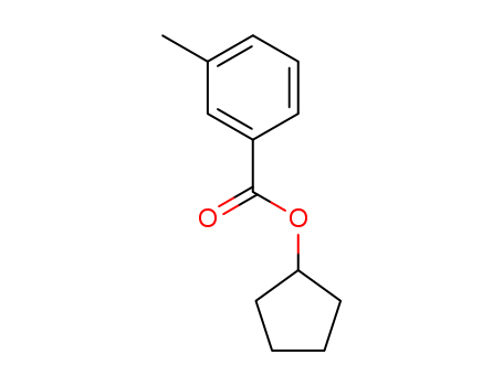 Benzoic acid,3-methyl-, cyclopentyl ester