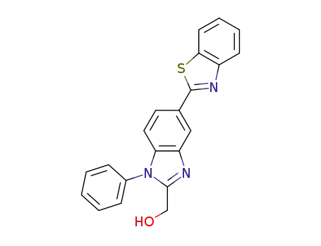 5-(benzothiazol-2-yl)-2-hydroxymethyl-1-phenylbenzimidazole