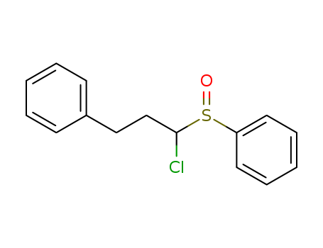 Molecular Structure of 115878-49-4 (Benzene, [(1-chloro-3-phenylpropyl)sulfinyl]-)