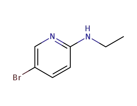 Molecular Structure of 856850-36-7 (5-BROMO-2-ETHYLAMINOPYRIDINE)