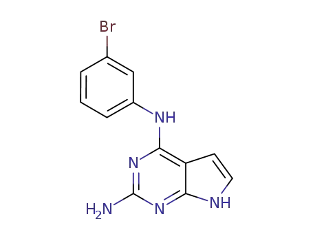 N<sup>4</sup>-(3-bromophenyl)-7H-pyrrolo[2,3-d]pyrimidine-2,4-diamine