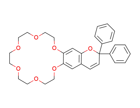 2,2-diphenyl-7,8,10,11,13,14,16,17,19,20-decahydro-2H-[1,4,7,10,13,16]hexaoxacyclooctadeca[2,3-g]chromene