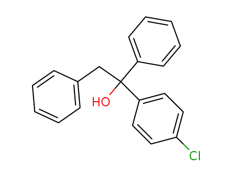 Molecular Structure of 84224-92-0 (1-(4-chlorophenyl)-1,2-diphenylethanol)