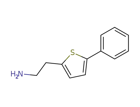 Molecular Structure of 62403-66-1 (2-Thiopheneethanamine, 5-phenyl-)