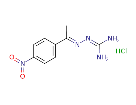 (E)-N-[4-(1-{diaminomethylene}hydrazono)ethyl]-4-nitrobenzene hydrochloride