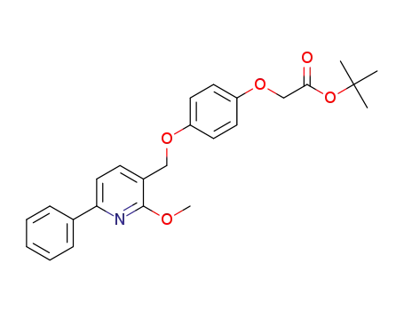 tert-butyl 2-(4-((2-methoxy-6-phenylpyridin-3-yl)methoxy)phenoxy)-ethanoate