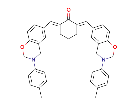 (2E, 6E)-2, 6-bis ((3, 4-dihydro-3-p-tolyl-2Hbenzo[e][1, 3]oxazin-6-yl) methylene)cyclohexanone