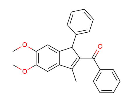 1-methyl-2-benzoyl-3-phenyl-5,6-dimethoxy-3H-indene