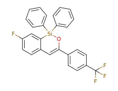 7-fluoro-1,1-diphenyl-3-(4-(trifluoromethyl)phenyl)-1H-benzo[c][1,2]oxasiline