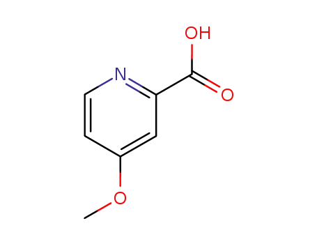 Molecular Structure of 29082-91-5 (4-METHOXYPYRIDINE-2-CARBOXYLIC ACID)
